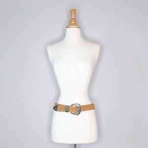 Free People Black Rock Western Belt